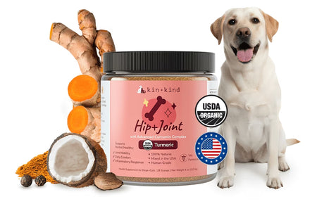 Suplemento Orgánico Para Cadera+Articulaciones Para Perros Y Gatos (Mediano) - 4 Oz